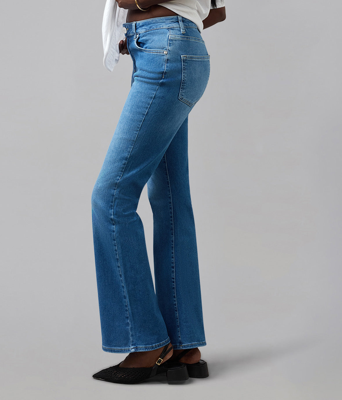 BILLIE-MDL High Rise Bootcut Jeans