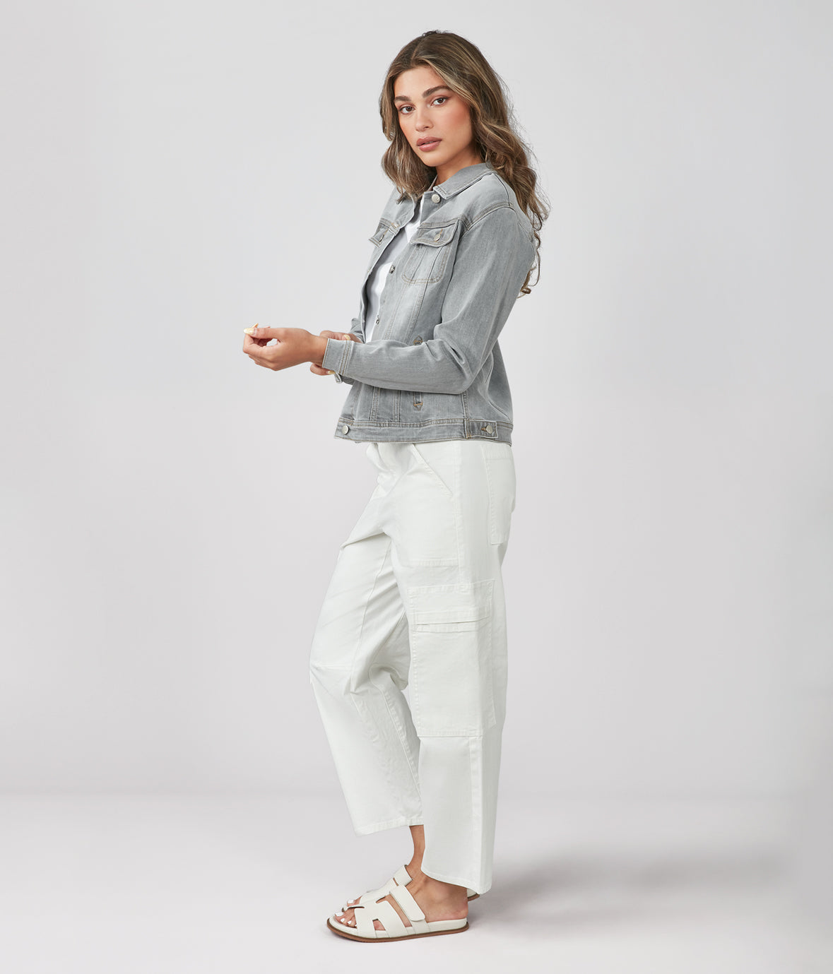 GABRIELLA-MA Classic Denim Jacket