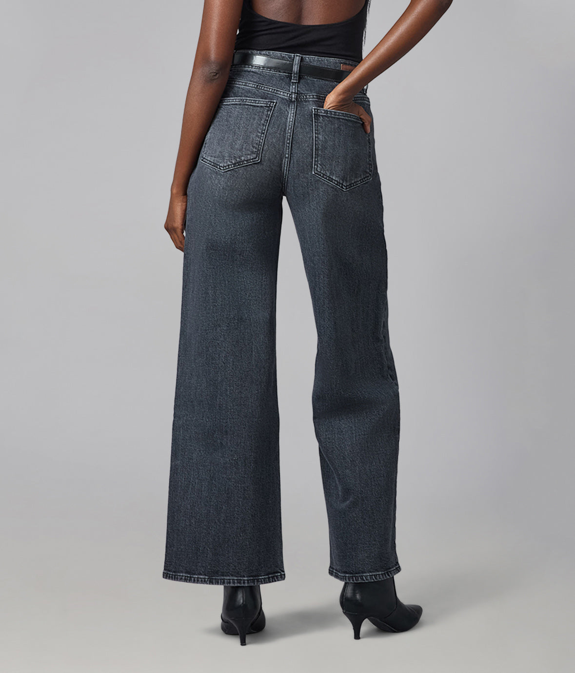 COLETTE-GG High Rise Wide Leg Jeans