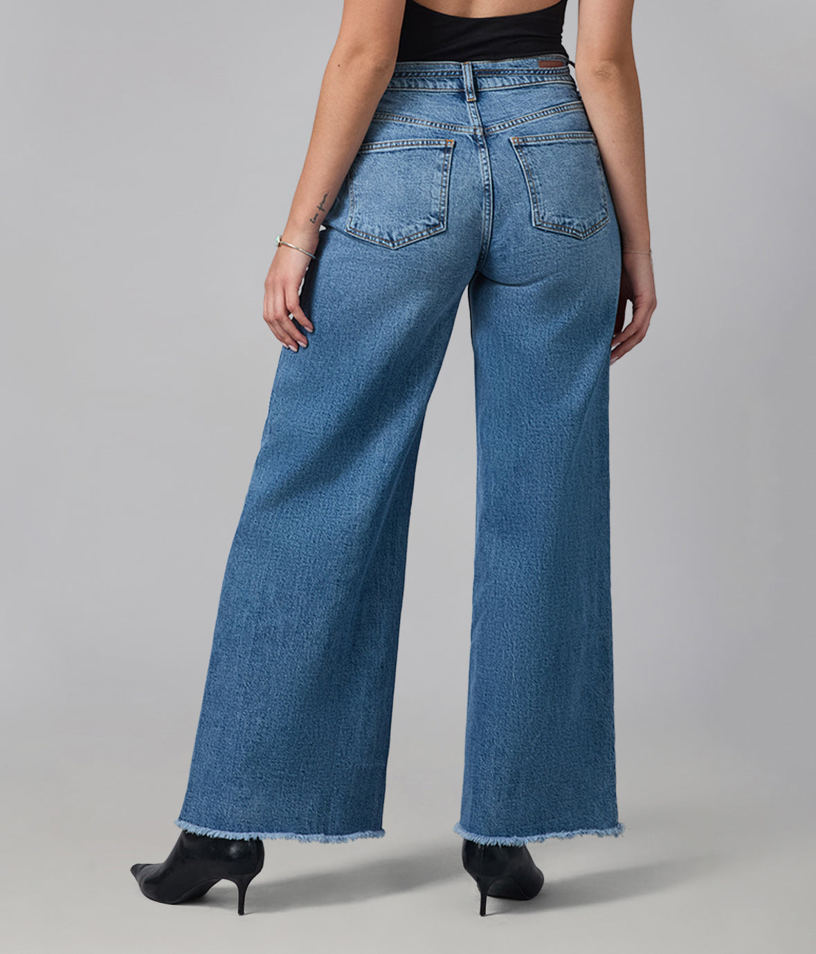 MILAN-DB Ultra High Rise Wide Leg Jeans