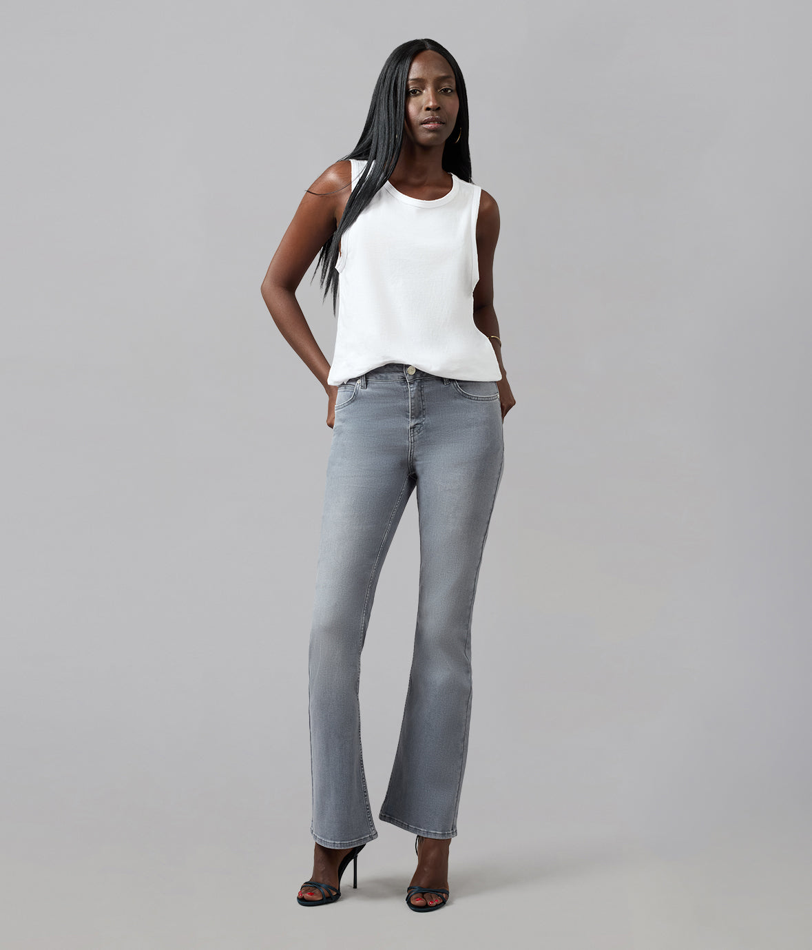 BILLIE-WI High Rise Bootcut Jeans