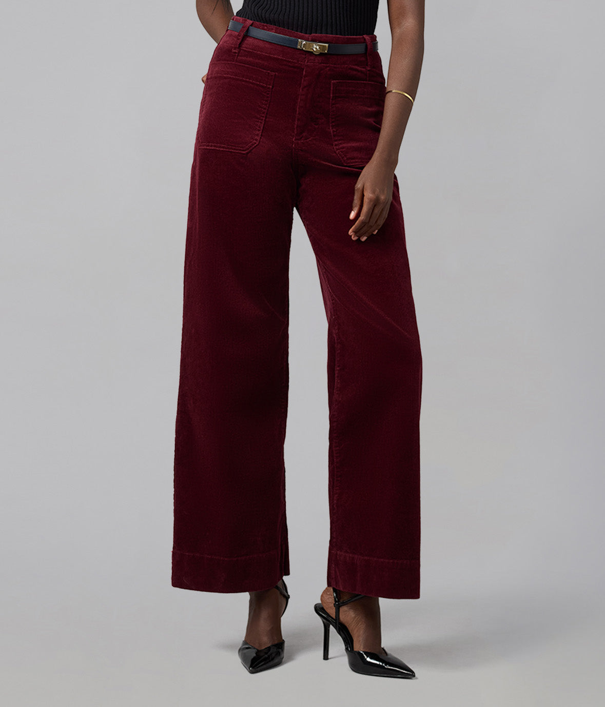 COLETTE-SR High Rise Wide Leg Cord