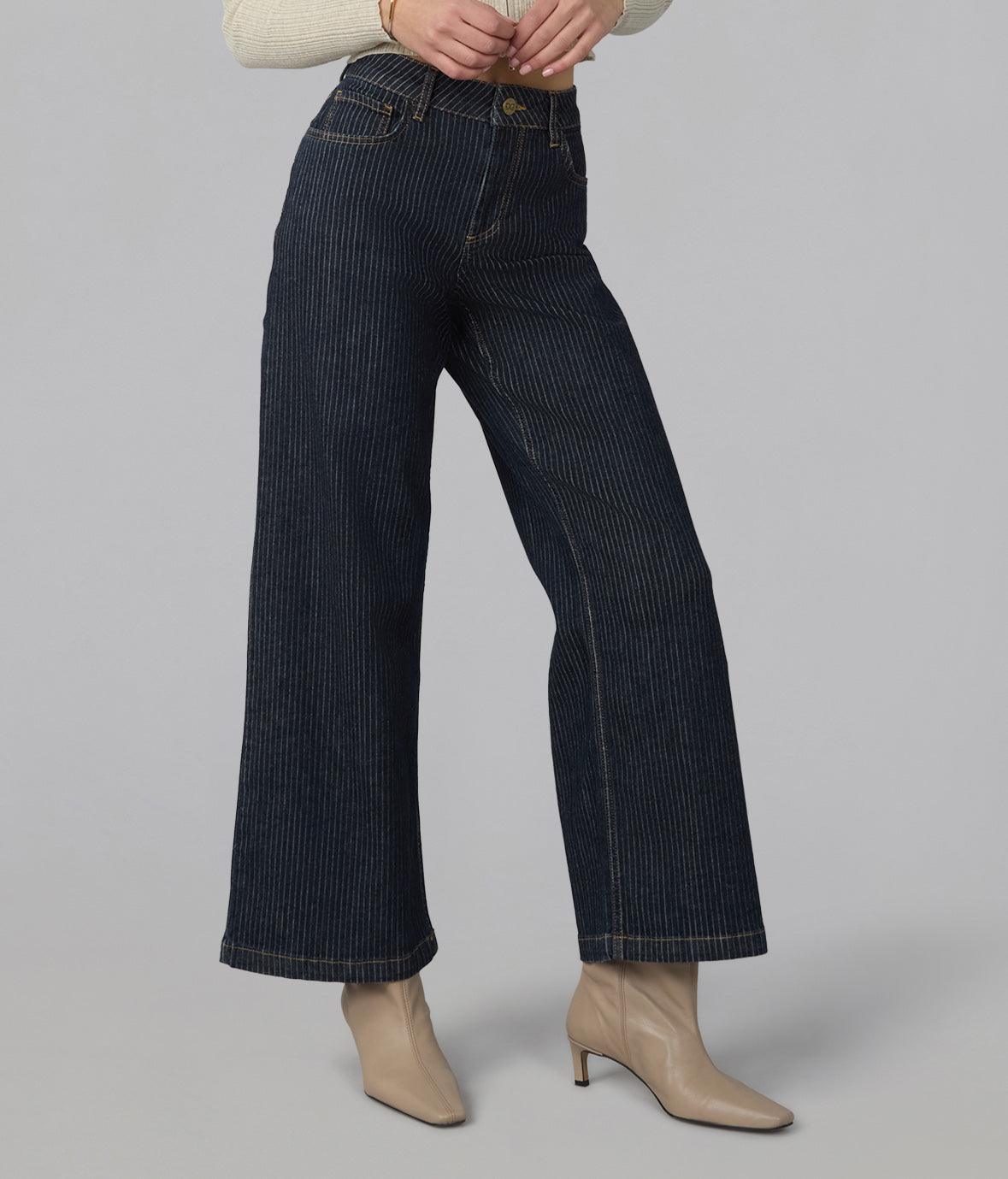 COLETTE-PSB High Rise Wide Leg Jeans