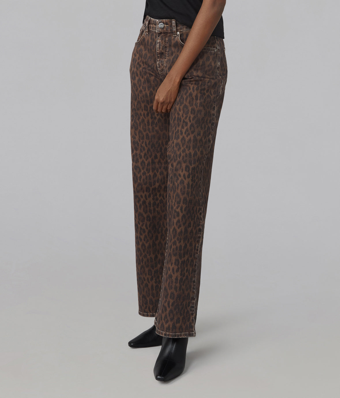COLETTE-RC High Rise Wide Leg Jeans