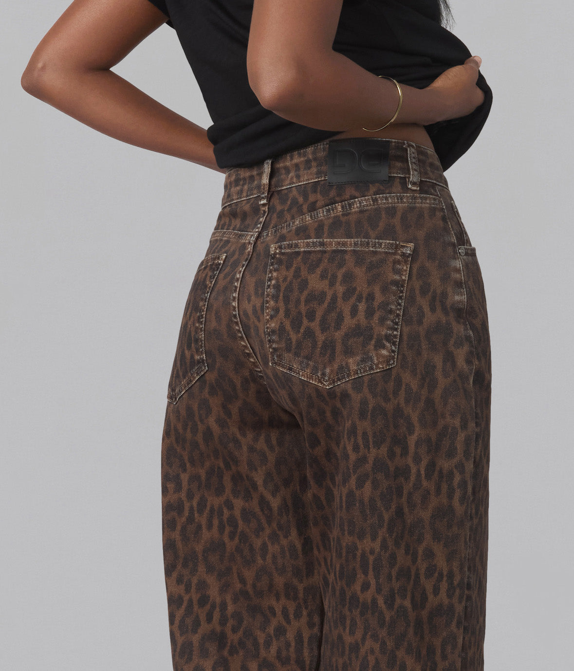 COLETTE-RC High Rise Wide Leg Jeans