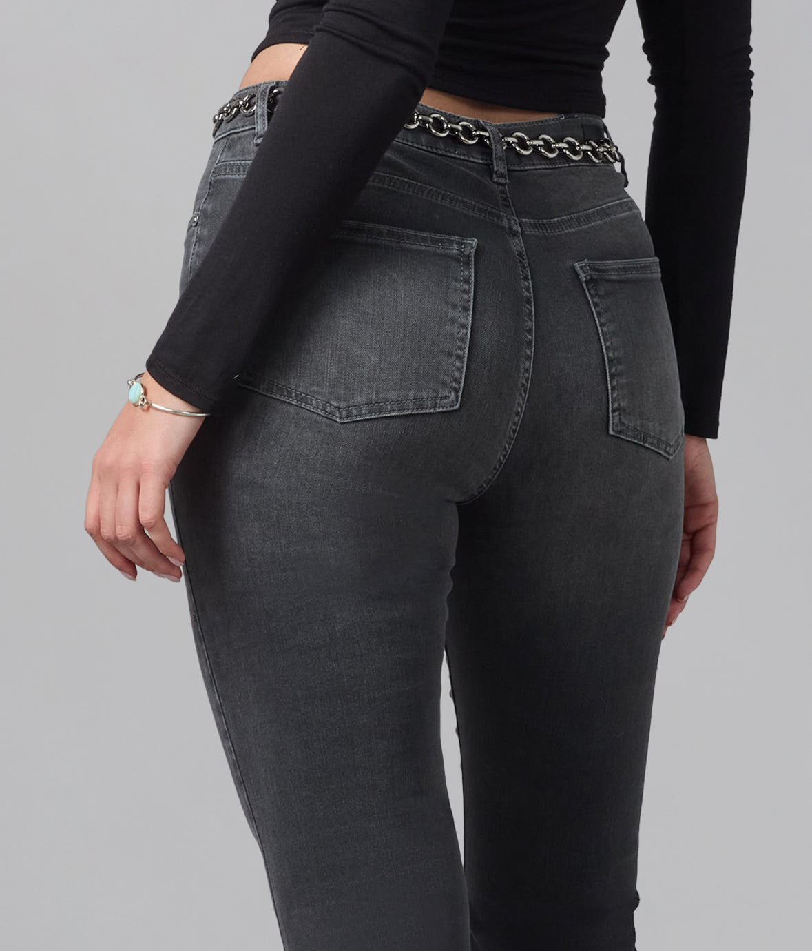 ALICE-GMS High Rise Flare Jeans 32" Inseam