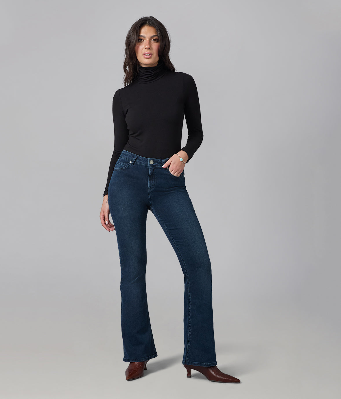 ALICE-SDB High Rise Flare Jeans