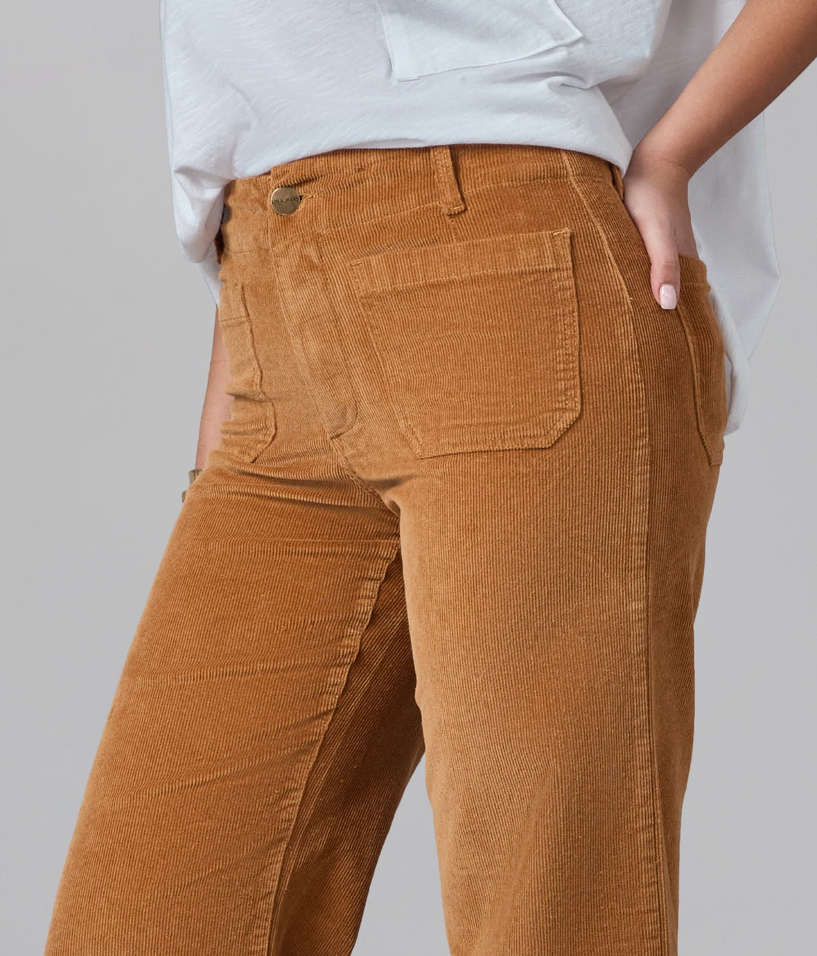 COLETTE-SC High Rise Wide Leg Cord