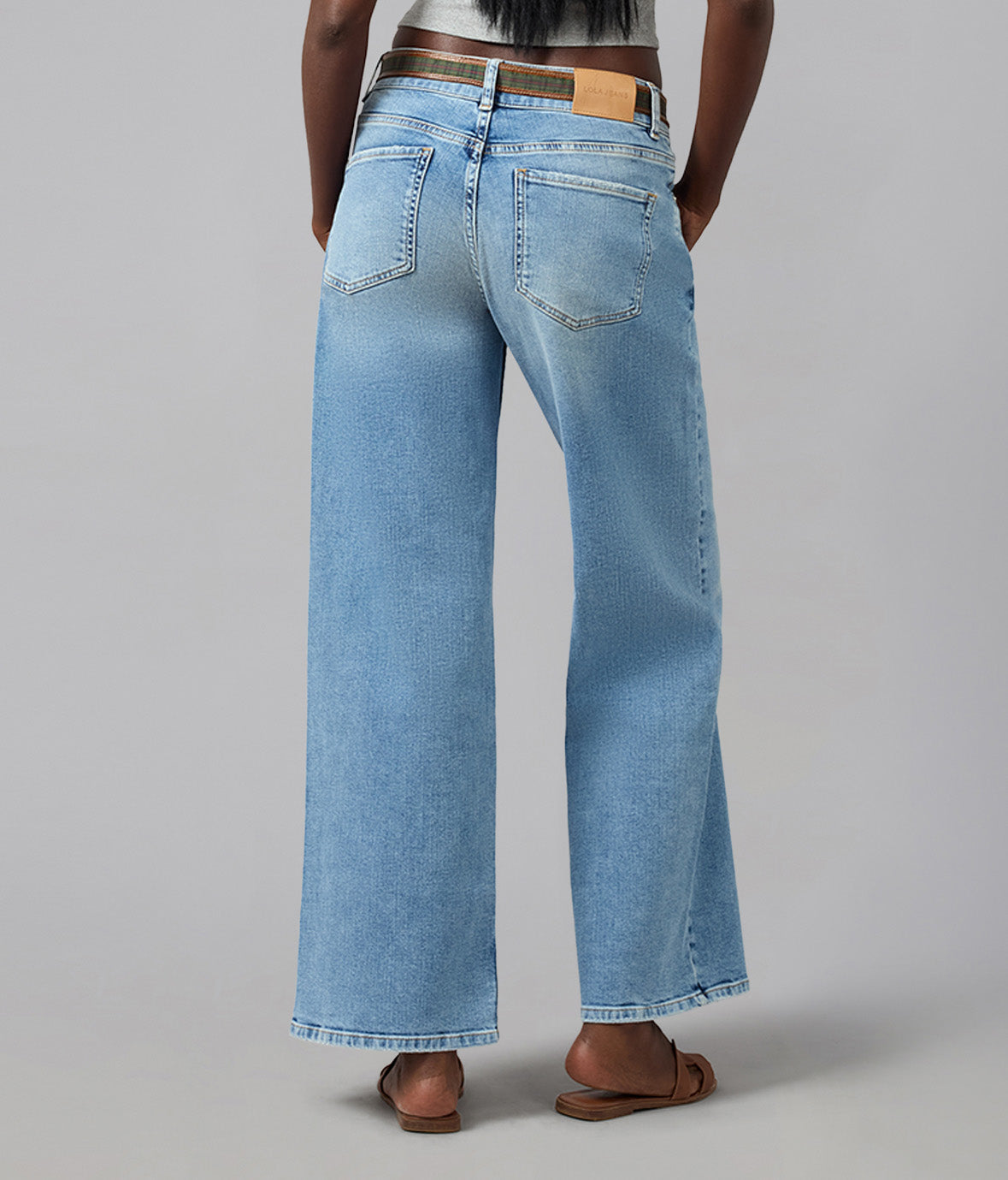 MIRO-DD Mid Rise Comfort Straight Jeans