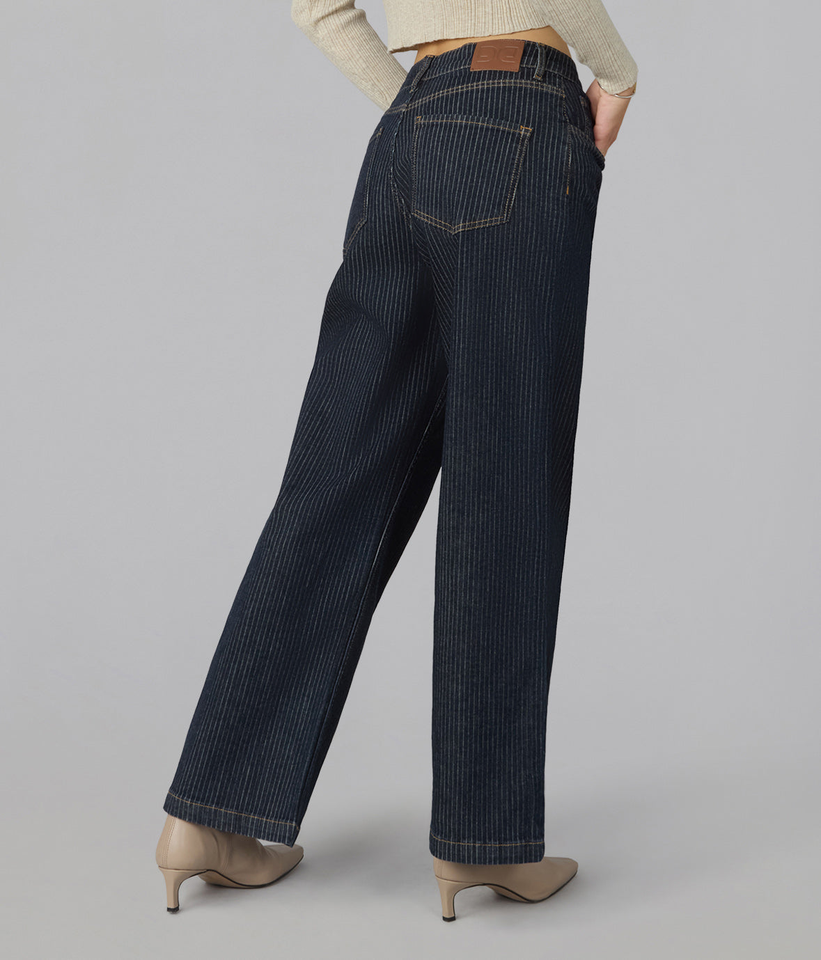 COLETTE-PSB High Rise Wide Leg Jeans